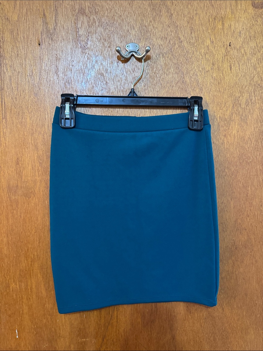 Classic Teal Pencil Skirt - Women's Tailored Skirt